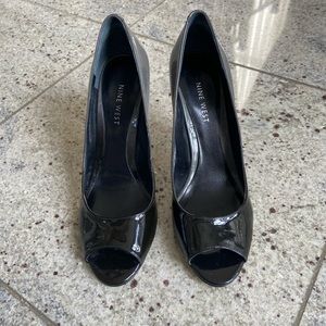Nine West peep toe heels